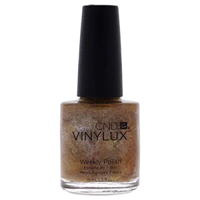 Image of CND Vinylux Long Wear Nail Polish (No Lamp Required), 15 ml, Yellow, Brass Button