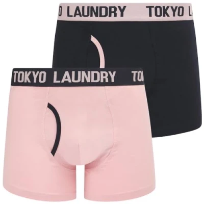 Image of Tokyo Laundry Men&#039;s &#039;Budworth&#039; 2 Pack Boxer Shorts Set
