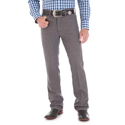 Image of Wrangler Men&#039;s Wrancher Dress Jean, Heather Grey, 32W / 34L