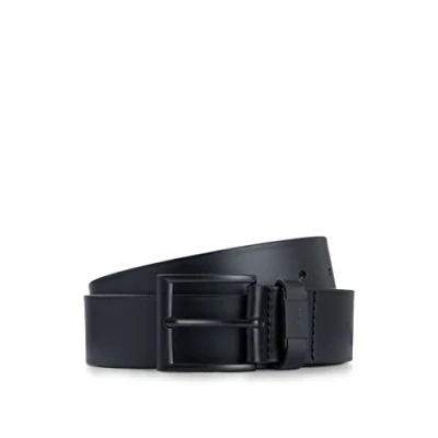 Image of BOSS Mens Connio B Sz40 Italian leather belt with branded keeper