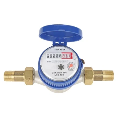 Image of Cold Water Meter 15mm 1/2 inch Flow with Accessories for Garden &amp; Home