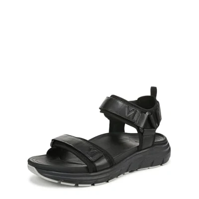 Image of Vionic Men&#039;s Walk Max Wanderer Sport Sandal, Black Nappa, 11 UK
