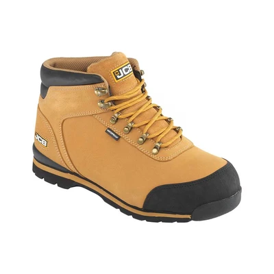 Image of JCB 3CX Unisex Safety Hiker Boot Dual Density EVA Phylon &amp; Rubber Durable Footwear Men&#039;s Boots/Women&#039;s Boots Honey Size 10 UK 44 EU