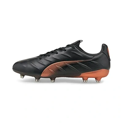 Image of PUMA Unisex KING Platinum 21 FG/AG Football Boots Black Neon Citrus 11