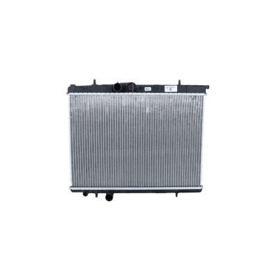 Image of 1330G0 Engine radiator NRF EASY FIT 58299 Aluminium 563mm 379mm 18mm with mounting parts Brazed cooling fins PEUGEOT: 206 Hatchback