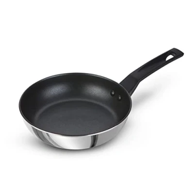 Image of Prestige 9 x Tougher Stainless Steel Frypan, 21cm, Silver