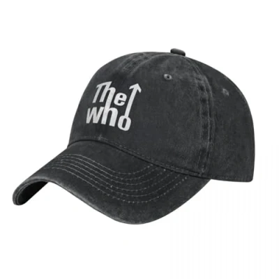 Image of RDCGRS Baseball Cap Summer Sun Visor White Hip Hop Caps The Who Cowboy Hat Peaked Hats Outdoor Sports Gift