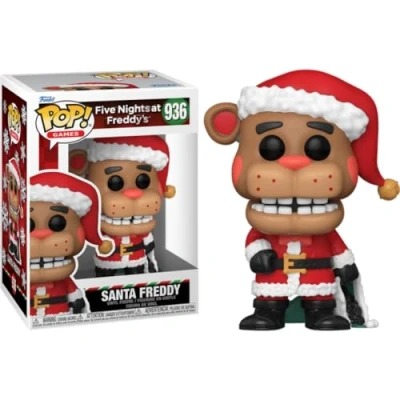 Image of Funko Pop! Games: Five Nights At Freddy&#039;s (FNAF) Holiday Freddy Fazbear Collectable Vinyl Figure Gift Idea Official Merchandise Toys for Kids &amp; Adults