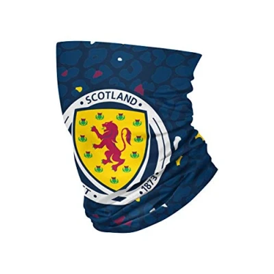 Image of FOCO FOOTBALL SCOTLAND SCOTTISH LEAGUE WORLD CUP ANIMAL PRINT NECK SCARF