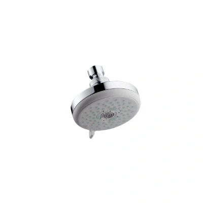 Image of hansgrohe 27443000 Croma 100 Overhead Shower, 3 Sprays, Chrome, Silver