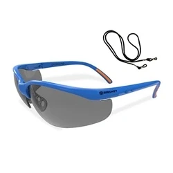 Image of Safety Spectacle Grey Lens with Blue Frame