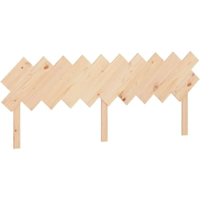 Image of vidaXL Bed Headboard 196x3x80.5 cm Solid Wood Pine