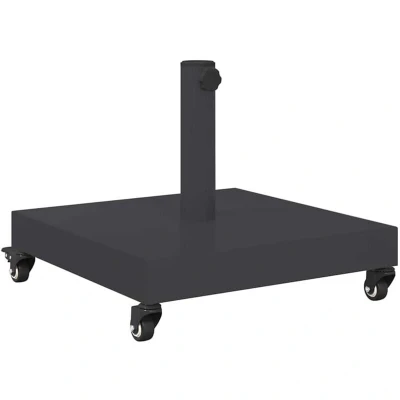Image of vidaXL Outdoor Umbrella Bases Dark grey 45 x 32 cm