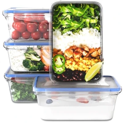 Image of Classbach C FHD 4007 K Food Storage, Dishwasher, Microwave and Refrigerator, Set of 5 Conservation Boxes, FHD4007K, Plastic