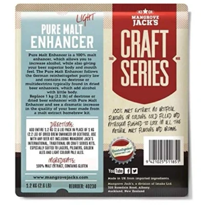 Image of 1.2kg Beer Kit Enhancer light Malt extract Mangrove Jacks