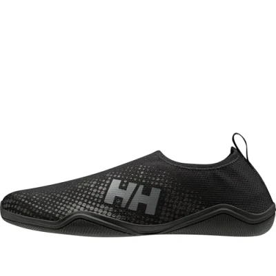 Image of Helly Hansen Men&#039;s Crest Watermoc Water Shoes, Black Charcoal, 7.5 UK