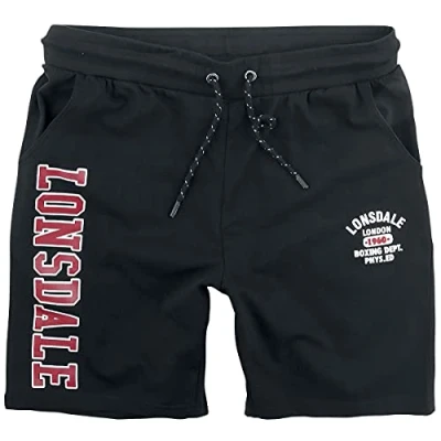 Image of Lonsdale Men&#039;s KNUTTON Shorts, Black, Normal