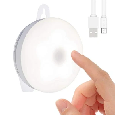 Image of RTSU Baby Night Lights for Kids, Rechargeable Bedside Nursery Lamp Breastfeeding, Dimmable LED Cupboard Closet Cabinet Light, Stick on Touch Light with Brightness Memory
