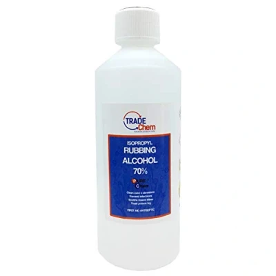 Image of First Aid Antiseptic Rubbing Alcohol ISOPROPYL 70% IPA Isopropanol 500ml (Blue)