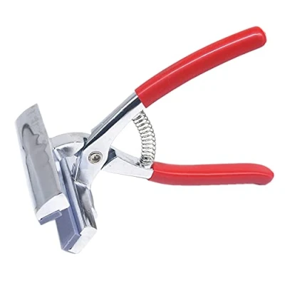 Image of 12CM Width Alloy Canvas Stretching Pliers Spring Handle for Stretcher Bars Artist Framing Tool Red Shank Oil Painting