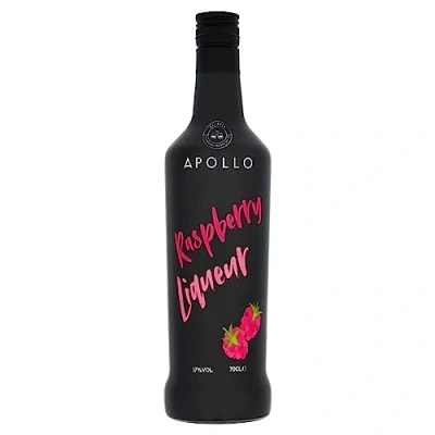 Image of Apollo Raspberry Liqueur, Fruity Liqueur for Bramble Cocktails, Vegan Artisan Fruit Flavoured Liquor, 17% Alcohol Drink, Classic Cocktail Ingredient &amp; Natural Berry Flavour Home Bar, 70cl