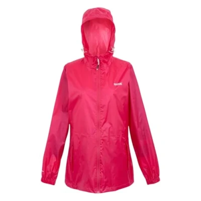 Image of Regatta Women&#039;s Lightweight Pack It Iii Waterproof Jacket Pop, Size: 10