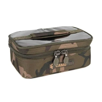 Image of Fox Camolite 8 Pot Hookbait Case (Incl. Pots) Fishing bag