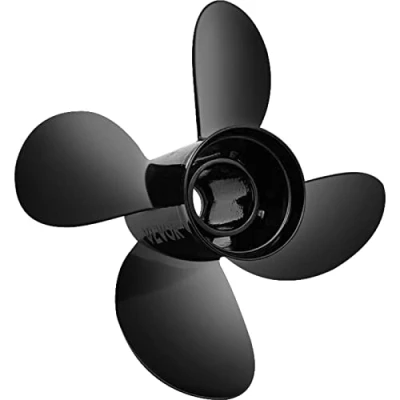 Image of VEVOR Outboard Propeller, Replace for OEM 48 8M0084495, 4 Blades 14&quot; x 19&quot; Aluminium Boat Compatible with 135 300HP 2 Stroke &amp; Outboards, Alpha&amp;Bravo I Stern Drives, RH