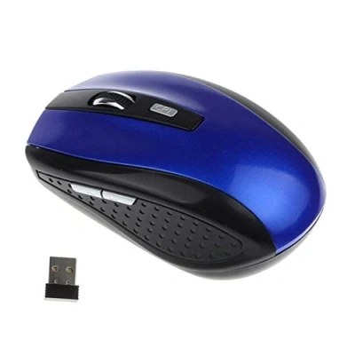 Image of Gemini_mall® Wireless Mouse, 2.4G USB Mice Optical PC Laptop Notebook Computer Cordless Mouse with Nano Receiver, 6 Buttons, for Windows Mac Linux Vista Macbook Pro Apple iMac (Blue)
