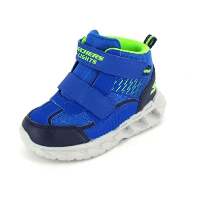 Image of Skechers Magna Lights Sneaker, Blue, 6 UK Child