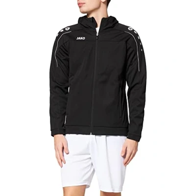 Image of Jako Basic Men&#039;s Classico Hooded Jacket, Men, Classico, black, X Large