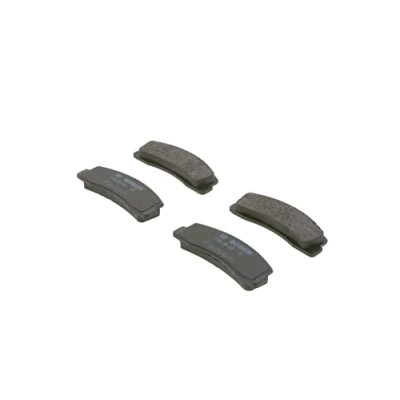 Image of BP1464, E990R02A10800404 Brake pad set BOSCH 0 986 494 543 Low Metallic with anti squeak plate, mounting manual