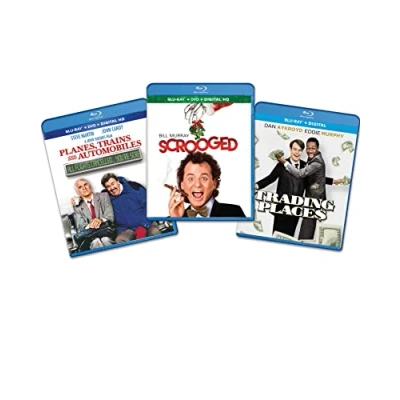 Image of Holiday Movie Bundle Scrooged, Planes, Trains &amp; Automobiles Trading Places