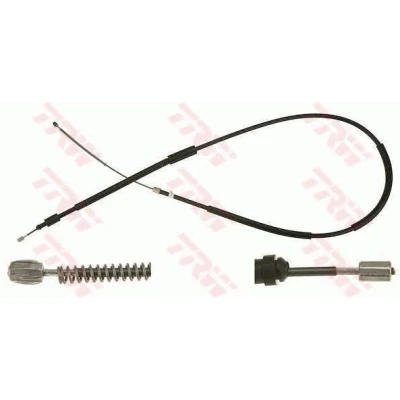 Image of 474597 Brake Cable TRW GCH1315 1656mm Drum PEUGEOT: 306 Hatchback