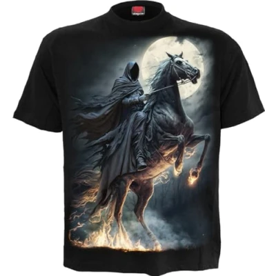 Image of Spiral Shadow Rider T Shirt Black 3XL