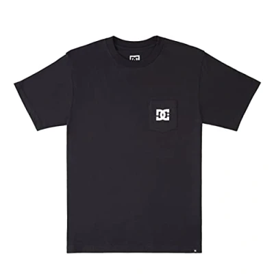 Image of DC Shoes Young Mens Star Pocket T Shirt, Black, L EU
