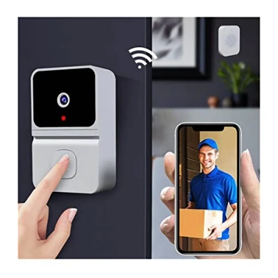 Image of KLUFO 2023 New Smart Wireless Remote Video Doorbell Intelligent Visual Home Intercom HD Night Vision WiFi Rechargeable Security Door