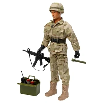 Image of WORLD PEACEKEEPERS from Peterkin 12&quot; EOD Technician Action Figure &amp; Accessories 1:6 Scale Figures Ages 3+, Camouflage