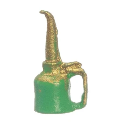 Image of Dolls House Oil Can Miniature 1:12 Scale Garden Shed Garage Tool Accessory
