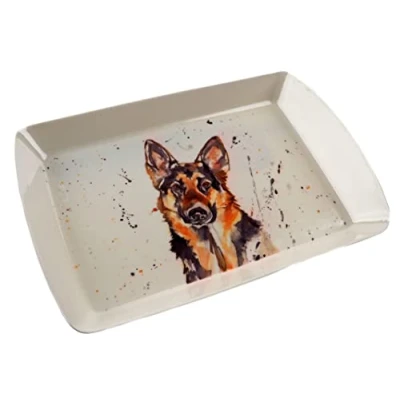 Image of lesser and pavey LP48742 Small Tray German Shepherd design 1 Pc