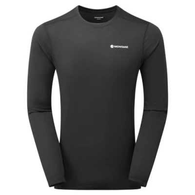 Image of Montane Men&#039;s Dart Lite Long Sleeve T Shirt Black L, Multicoloured, L