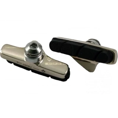 Image of DiscoBrakes Campagnolo Record Chorus Titanium Effect Road Brake Pads, Length 55mm