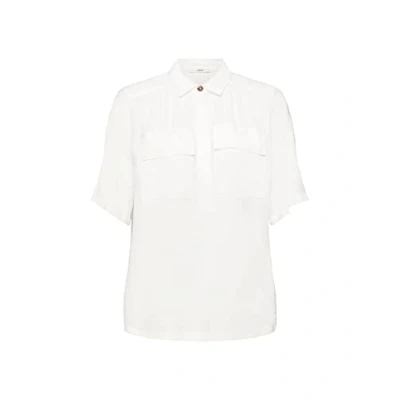 Image of ESPRIT Women&#039;s 013EE1F304 Blouse, 110/OFF White, M
