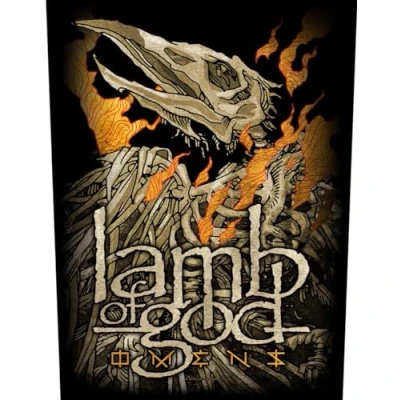 Image of razamataz Lamb of God Back Patch # 2 Omens 36 x 29 cm, black, EinheitsSize