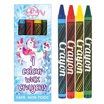 Image of Henbrandt 6x Unicorn Wax Crayons