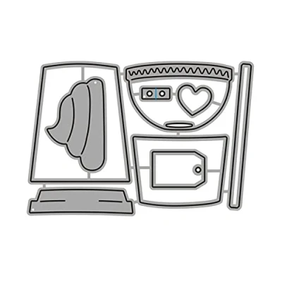 Image of Die Cut Celebration Cuts For Card Making Carbon Steel Embossing Coffee Cup Dies Stencils Children Decors