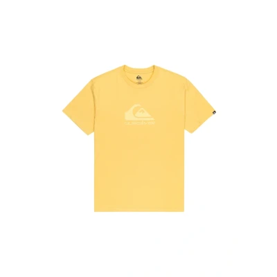 Image of Quiksilver Short Sleeved T Shirt EV COMP Logo SS Men&#039;s Yellow M