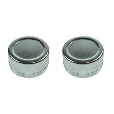 Image of x2 55mm Hub Caps, Plain, Trailers, Grease Dust Cover, Maypole Trailer, Alko Euro