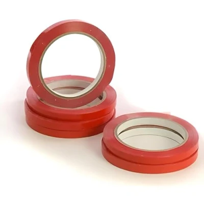 Image of indigo® 9mm Vinyl Sealing Butcher Tape Bag Sealer Fruit Veg Food Sweets Adhesive (12, Red)