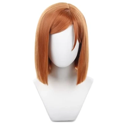 Image of HIROAKIYA Nobara Kugisaki Wig, Cosplay Wig with Cap